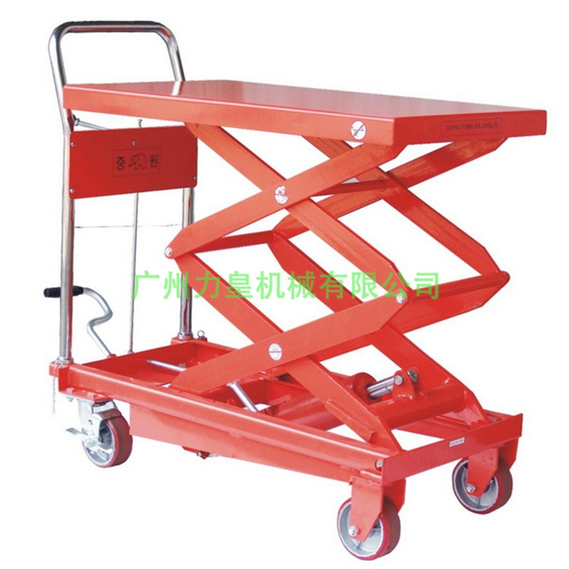 双剪重型手动平台车