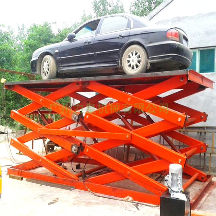 固定式三剪式汽车升降平台